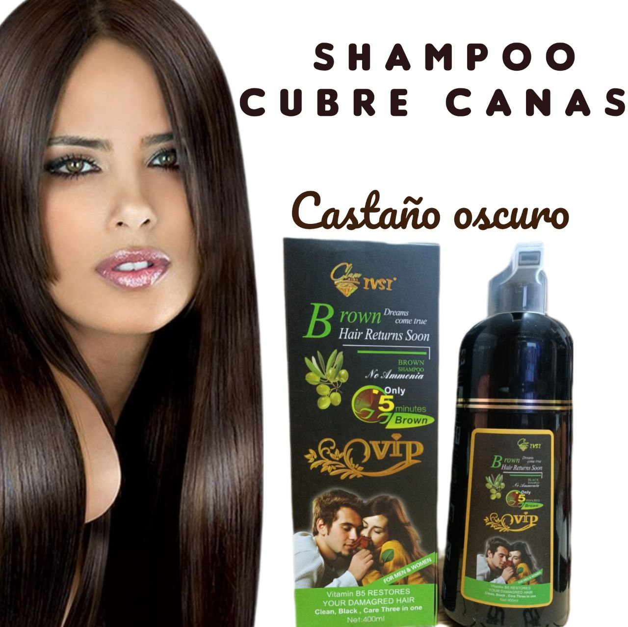 SHAMPOO CUBRE CANAS  IVSI👩🏽‍🦳✨