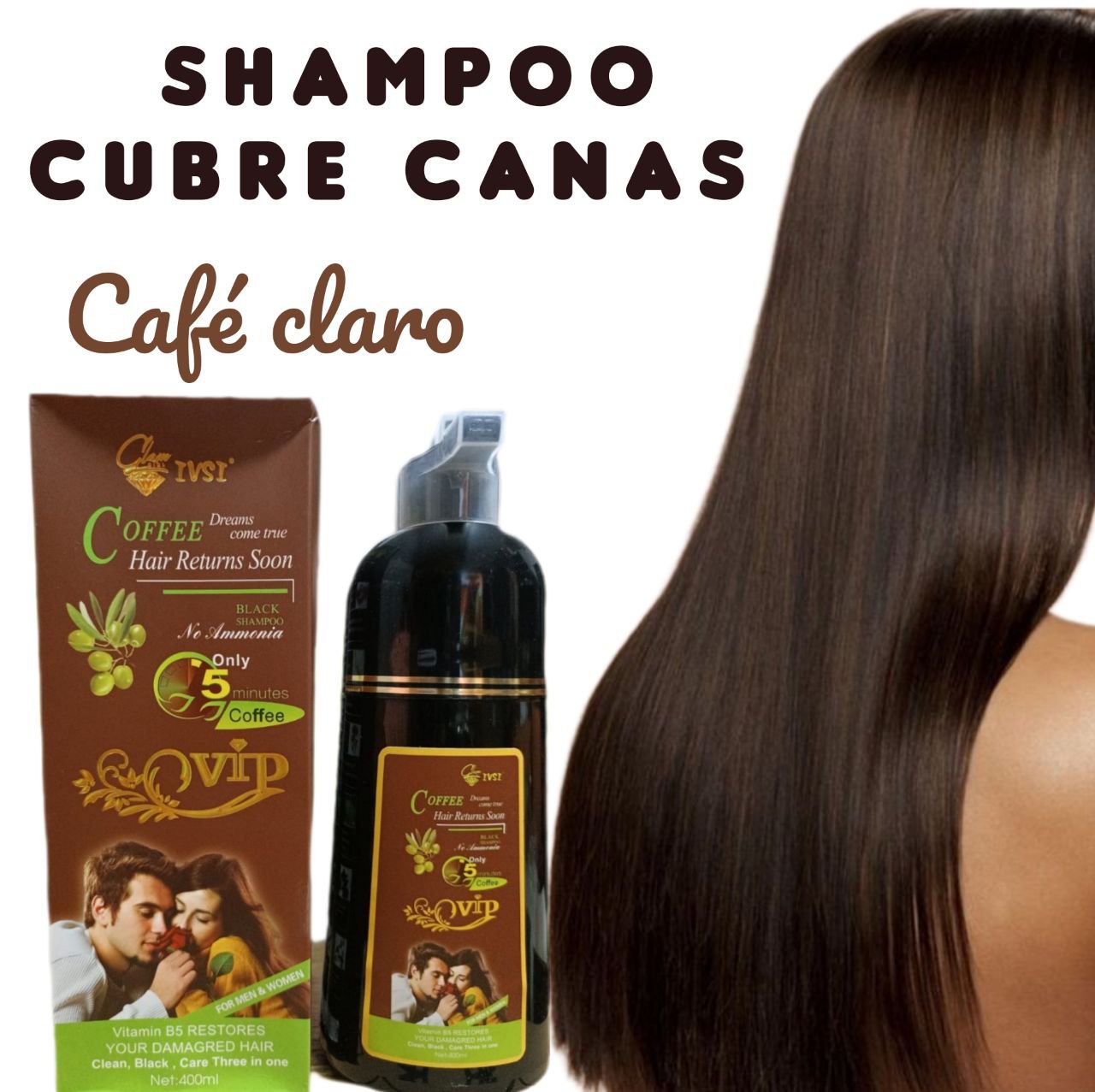 SHAMPOO CUBRE CANAS  IVSI👩🏽‍🦳✨